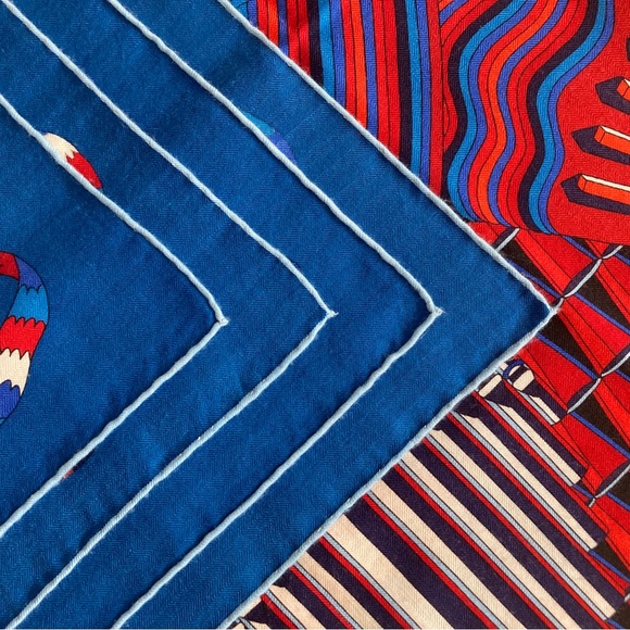 Hermes Point d’Orgue Cashmere Silk Shawl Scarf - Picture 15 of 16